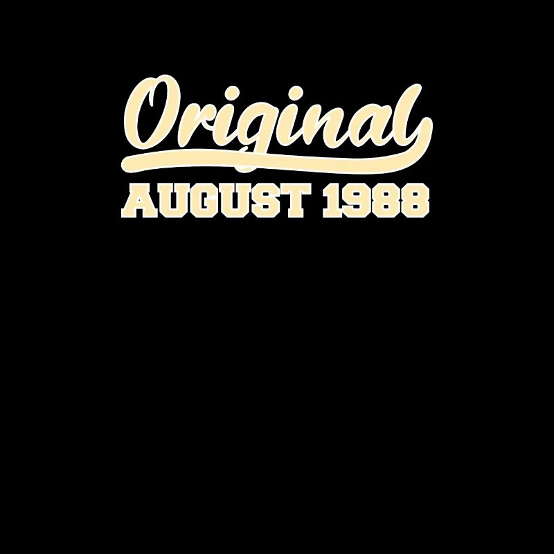 34e anniversaire Août né 1988 Idée cadeau