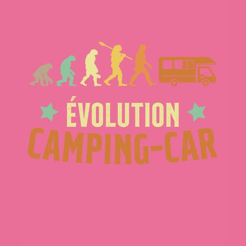 Évolution Camping Car Humour Cadeau
