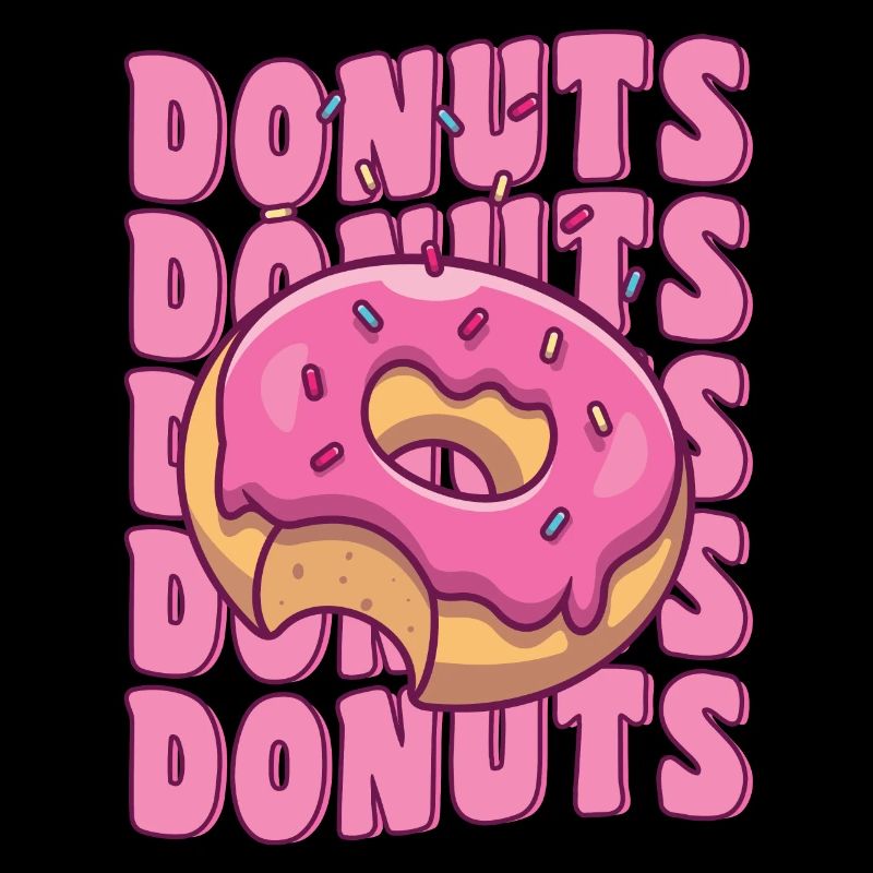 Groovy Pink Donut Squad streut Donut Lover