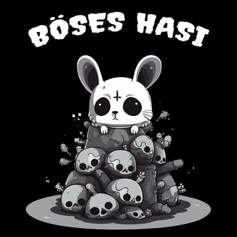 Pastel Goth Böses Hasi Pentagramm