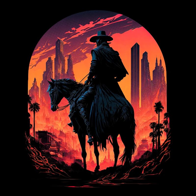 Retropunk Cyber Cowboy