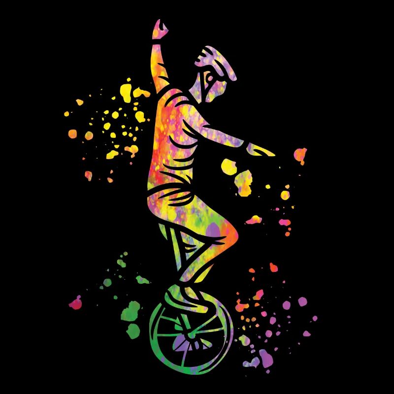 Unicycliste monocycle monocycle
