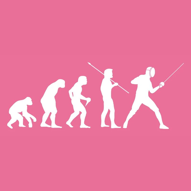 Fechtkampf Fechter Evolution Burschen Fechten