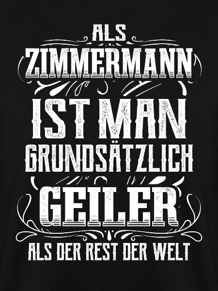 Zimmermann Handwerker Meister Zimmerer
