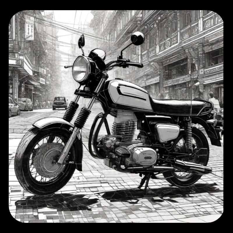 Cool moped