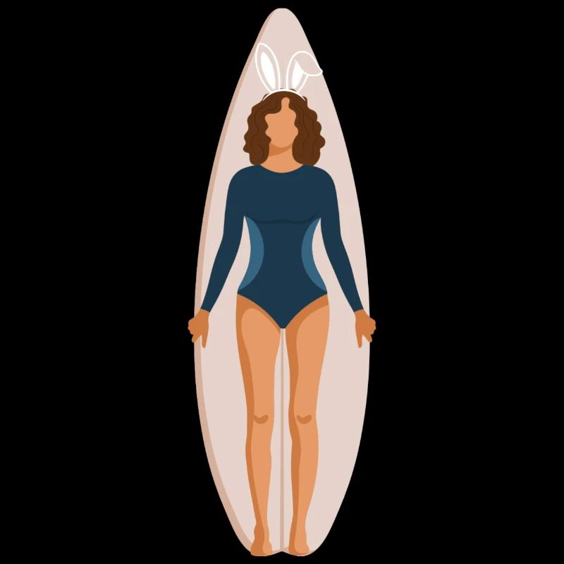 Easter Surfergirl