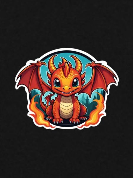 Roter Drache