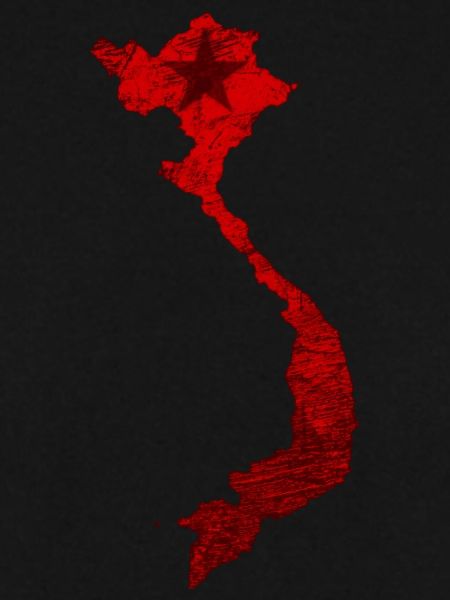 Outline Vietnam map