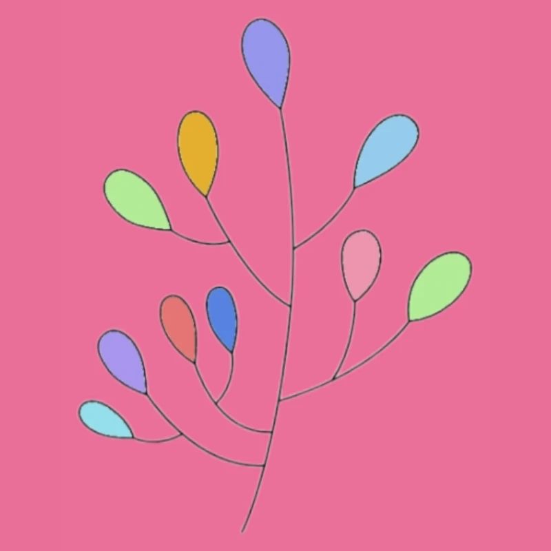 Bunte Pflanze