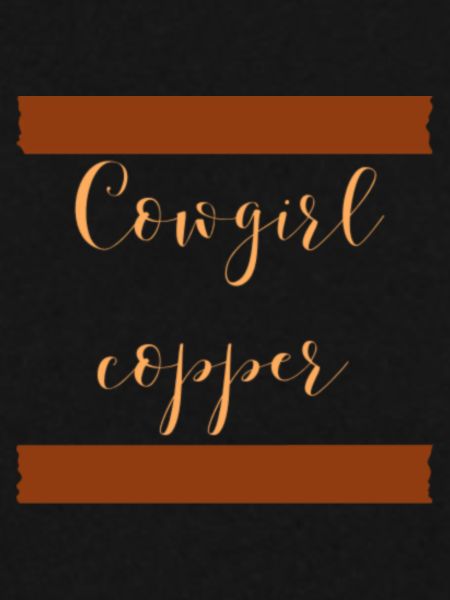 Cow girl copper