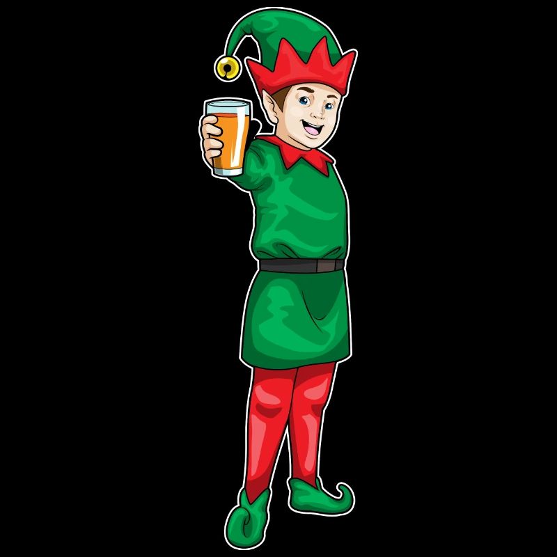 Elfen Weihnachten Orangensaft