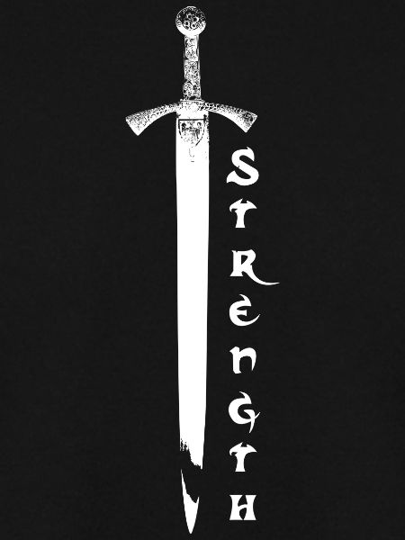 Sword strength white