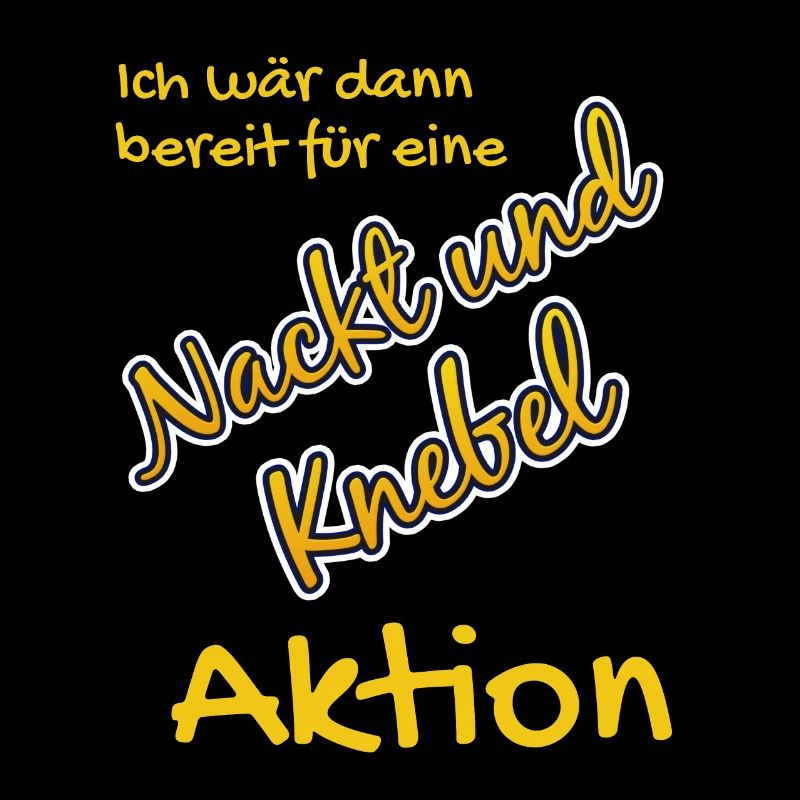 Nackt und Knebel Aktion