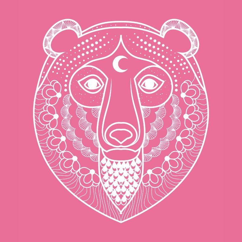 Filigree bear face - bear - bear