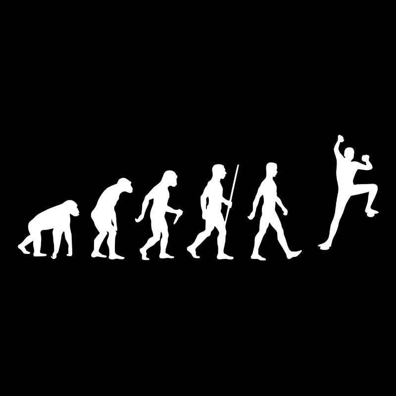 Klettern Evolution Bouldern Kletterer
