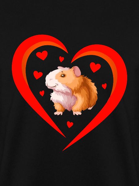Herz mit süßem Hamster