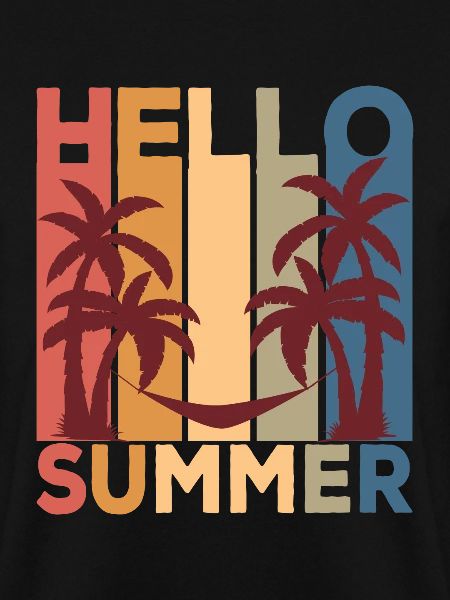 Hallo Summer Palms Retro