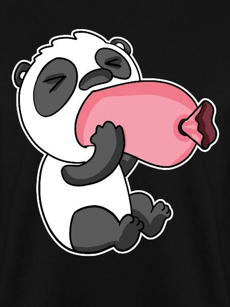 Panda mit Wurst
