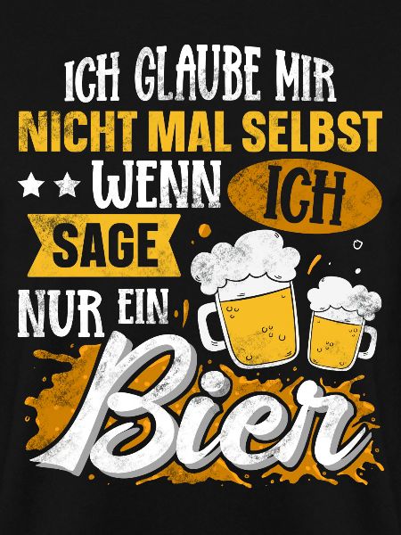 Lustiger Bier Spruch