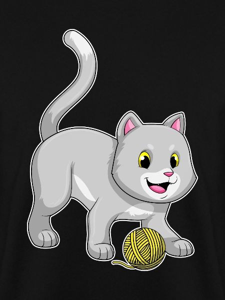 Cat Yarn Ball