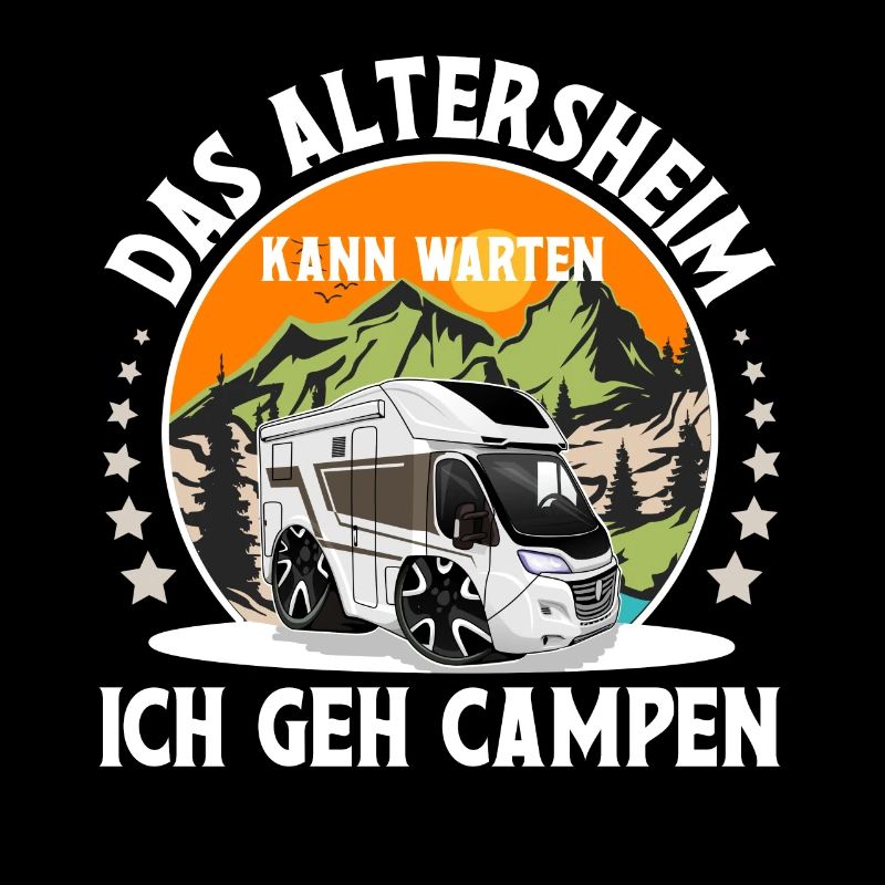 Camping Camper Campen Oma Opa