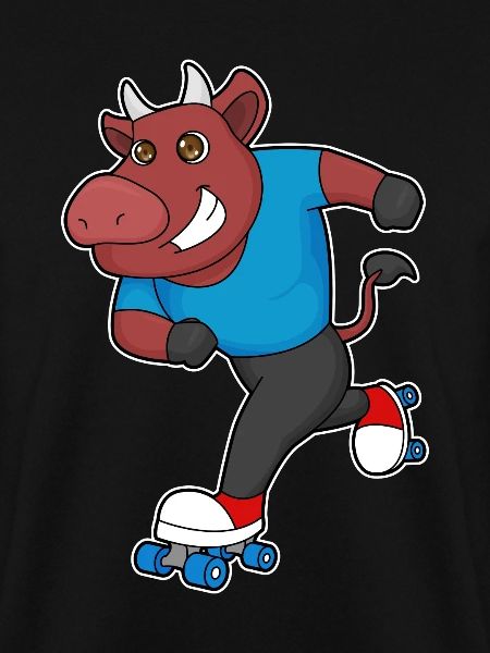 Stier Rollschuhfahren Rollschuhe