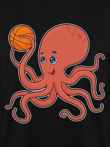Krake Basketballspieler Basketball