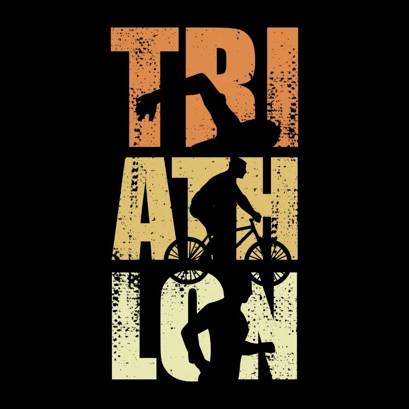 Lustiges Triathlon Event