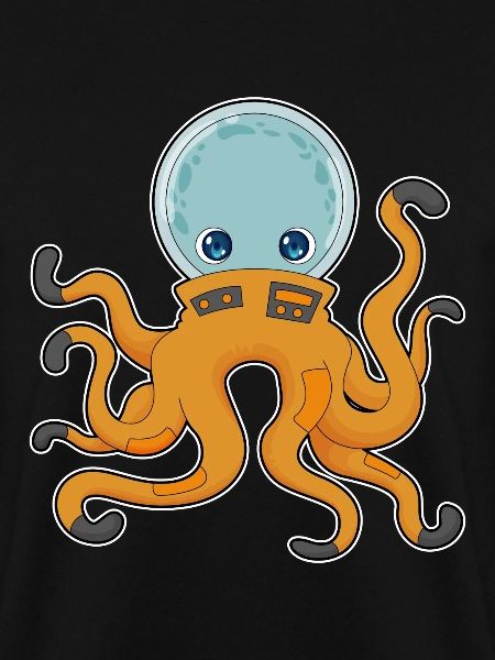 Octopus Astronaut Space