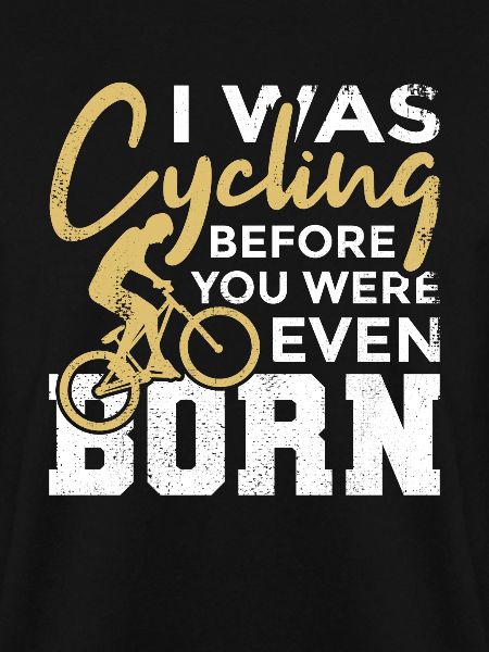 Lustiger Radfahrer Spruch