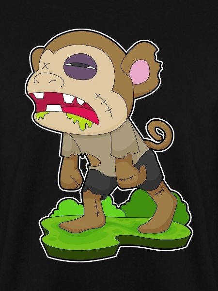 Affe Halloween Zombie