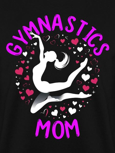 Gymnastics Mom Turnen Mama Herz