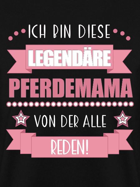 Pferdemama Geschenk Pferde Reiterin Pferdemädchen