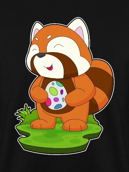Roter Panda Ostern Osterei