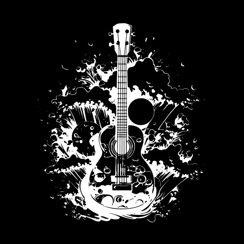 Ukulele Drawing