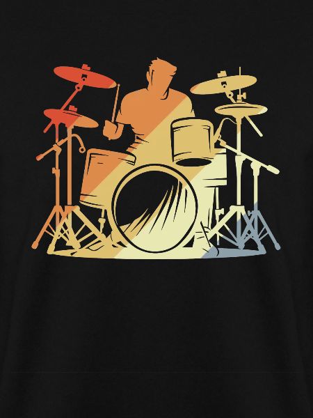 Drummer Retro Style