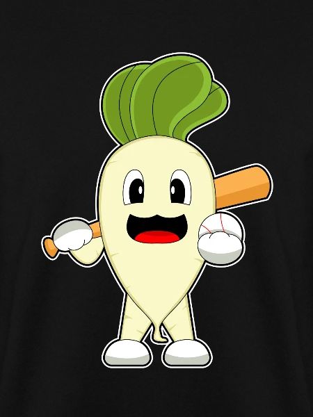 Radieschen Baseball Baseballschläger