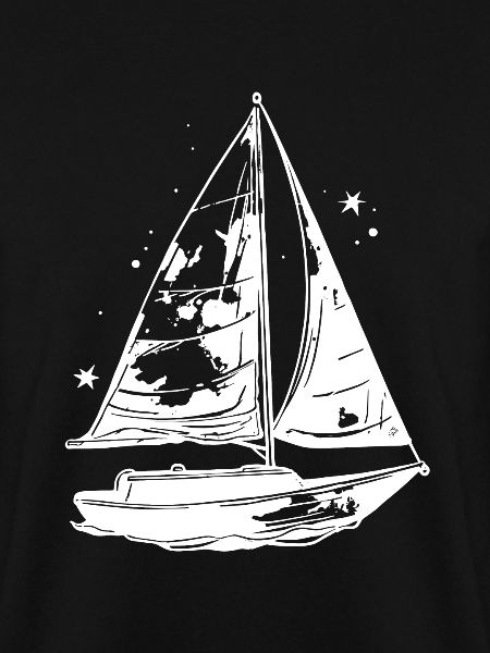 Segelboot Skizze