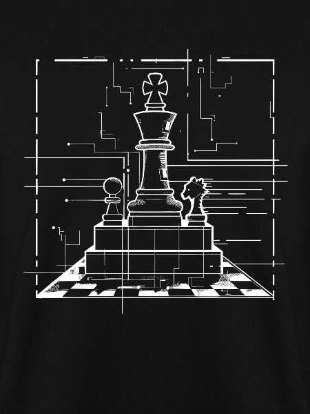Chess Pieces Drawing