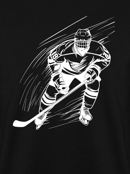 Eishockeyspieler Skizze
