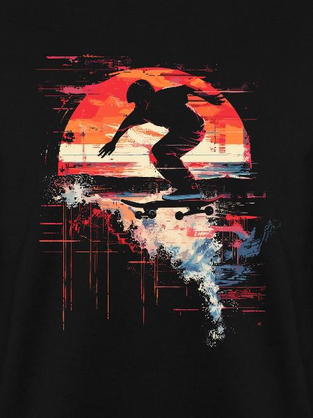 Skateboarder Steamwave