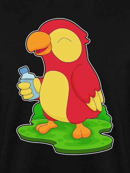 Papagei Wasserflasche