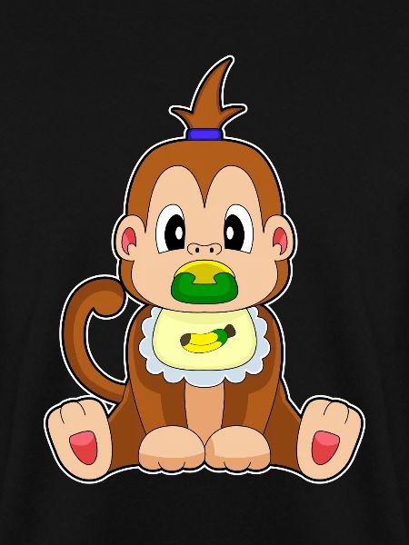 Affe Baby Lätzchen Schnuller