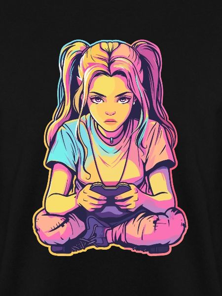 Gaming Girl Comic Look