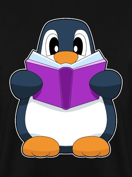 Pinguin Nerd Buch
