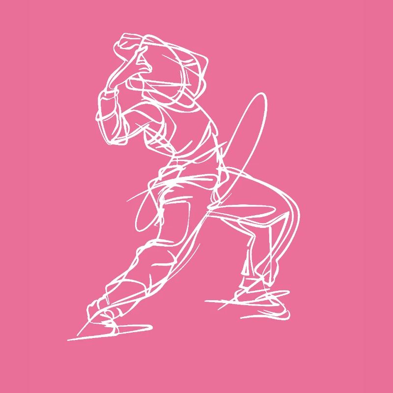 Breakdancer : Dessin au trait
