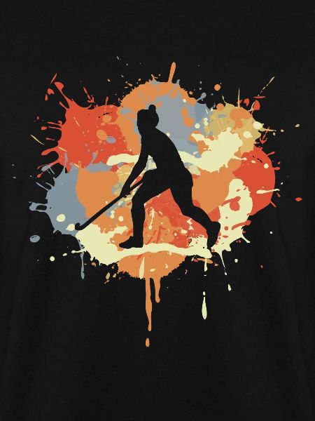 Hockeyspieler Zeichnung