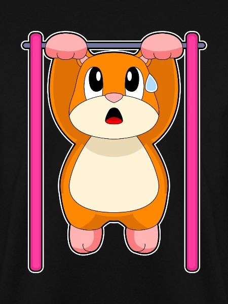 Hamster Bodybuilder Pull-ups Bodybuilding