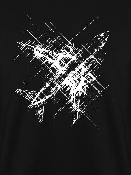 Airplane Line Art