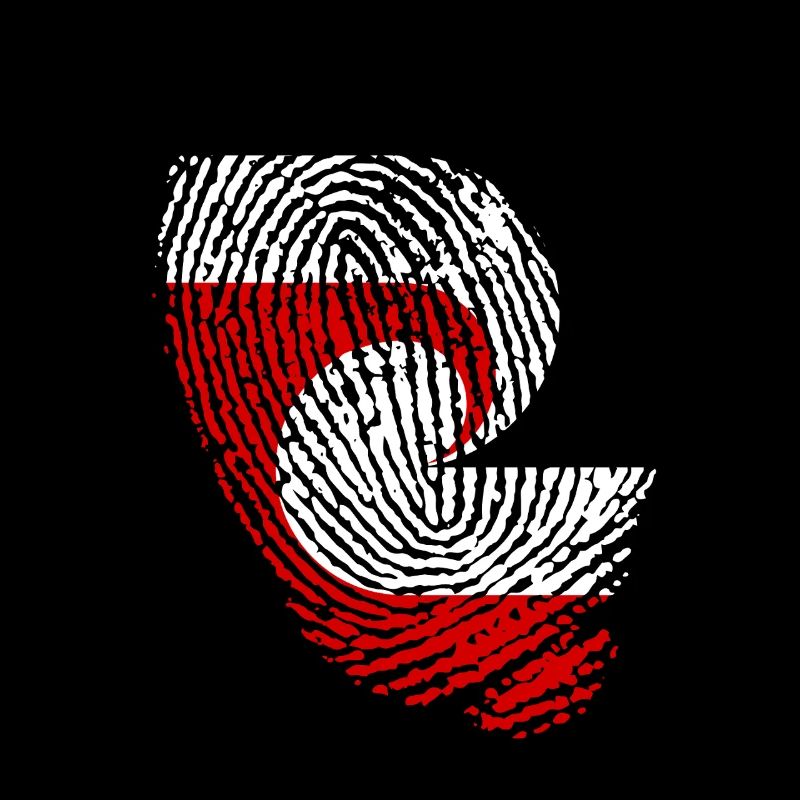 Empreintes digitales du drapeau maori